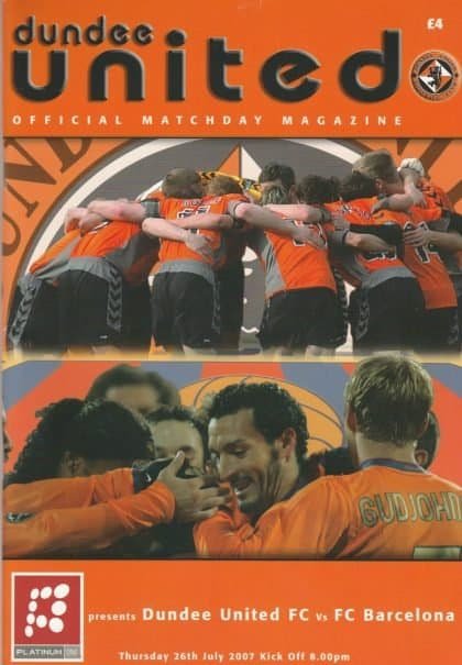 Dundee United v Barcelona  26-Jul-2007