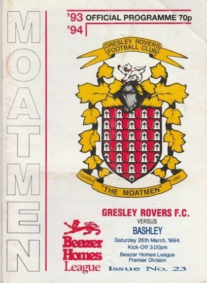 Gresley Rovers v Bashley  26-Mar-1994