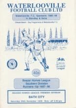 Waterlooville v Bath City  26-Nov-1988