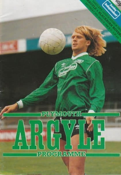Plymouth Argyle v Blackburn Rovers 26-Mar-1988