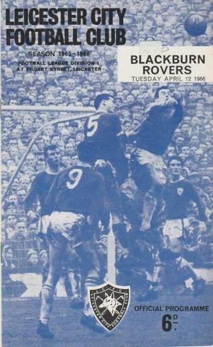 Leicester City v Blackburn Rovers  12-Apr-1966
