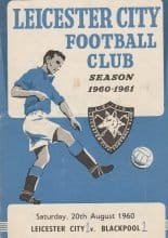 Leicester City v Blackpool 20-Aug-1960