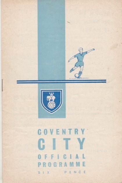 Coventry City v Bournemouth & Boscombe Athletic 16-Apr-1963