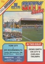 York City v AFC Bournemouth   30-Sep-1986