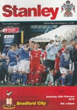Accrington Stanley v Bradford City  20-Feb-2010
