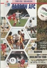 Barrow v Bridlington Town  26-Oct-1991