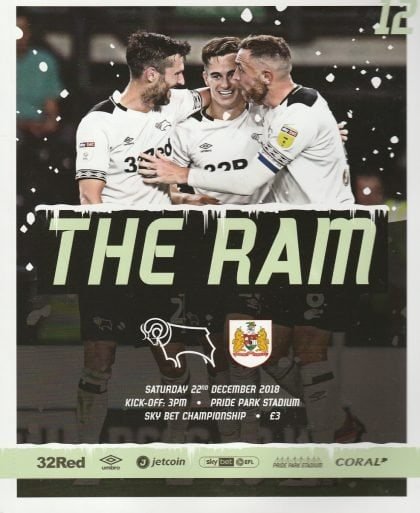 Derby County v Bristol City  22-Sep-2018