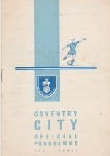 Coventry City v Bristol Rovers  29-Apr-1963