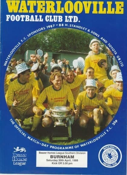 Waterlooville v Burnham 30-Apr-1988