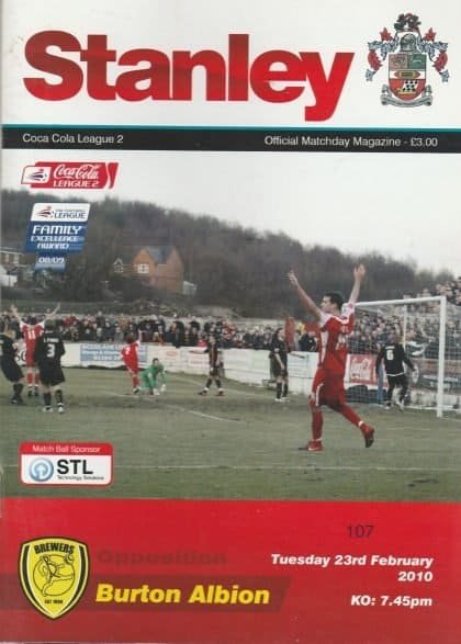 Accrington Stanley v Burton Albion 23-Feb-2010
