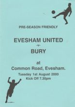 Evesham United v Bury   01-Aug-2000