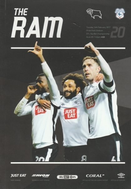 Derby County v Cardiff City 14-Feb-2017