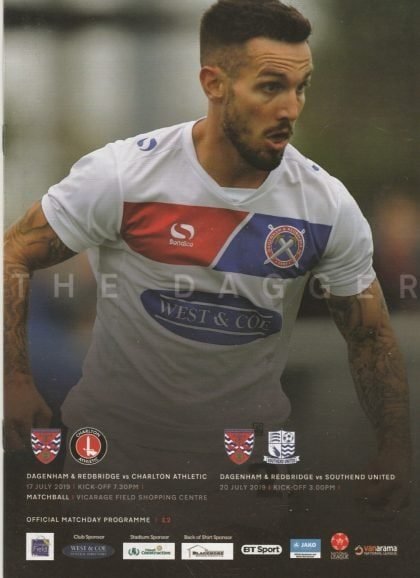 Dagenham and Redbridge v Charlton Athletic  17-Jul-2019