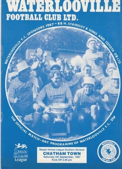 Waterlooville v Chatham Town 05-Sep-1987
