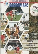 Barrow v Cheltenham Town 15-Feb-1992