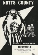 Notts County v Chesterfield 18-Mar-1972