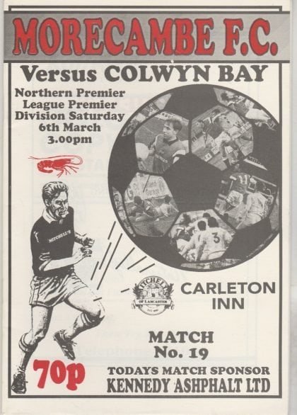Morecambe v Colwyn Bay 06-Mar-1993