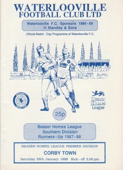 Waterlooville v Corby Town 28-Jan-1989
