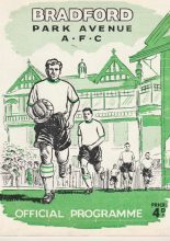 Bradford Park Avenue v Coventry City  16-Oct-1961