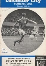 Leicester City v Coventry City 28-Sep-1969