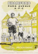 Bradford Park Avenue v Crystal Palace  11-Mar-1961