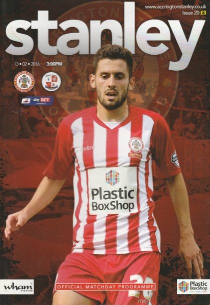 Accrington Stanley v Crawley Town 13-Feb-2016