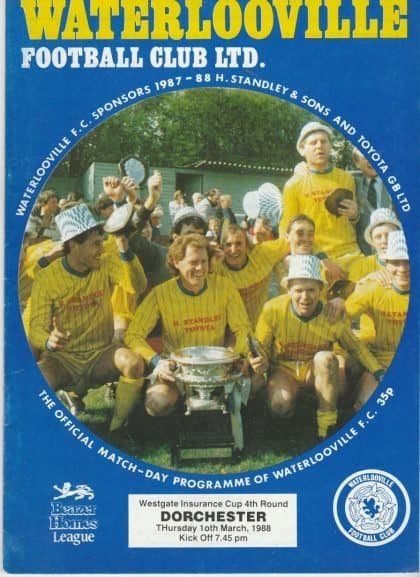 Waterlooville v Dorchester Town  10-Mar-1988
