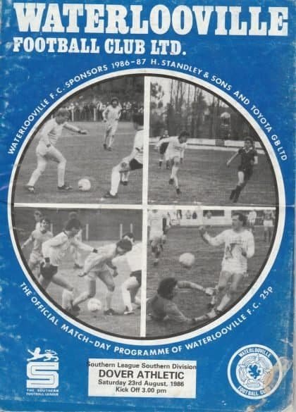 Waterlooville v Dover Athletic  23-Aug-1986