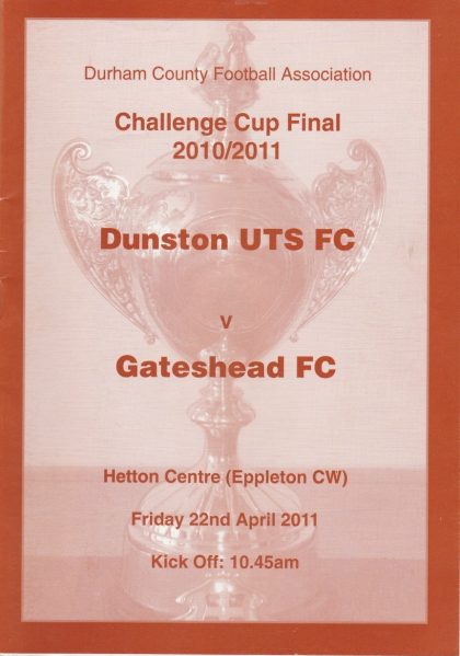 Dunstun UTS v Gateshead 22-Apr-2011