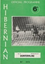 Hibernian v Dunfermline Athletic 22-Nov-1969