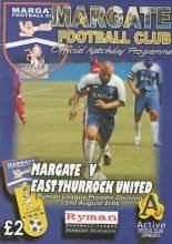 Margate v East Thurrock United   22-Aug-2006