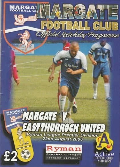 Margate v East Thurrock United   22-Aug-2006