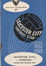 Leicester City v Everton 12-Feb-1963