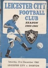 Leicester City v Everton 31-Dec-1960