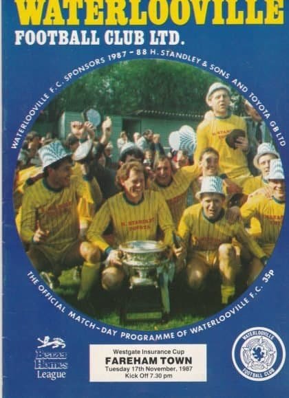 Waterlooville v Fareham Town  17-Nov-1987
