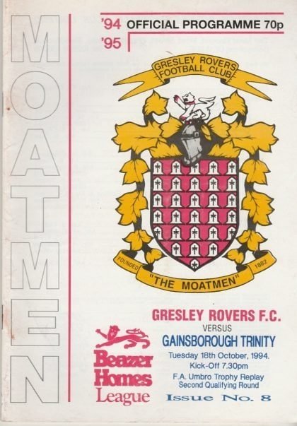 Gresley Rovers v Gainsborough Trinity 18-Oct-1994