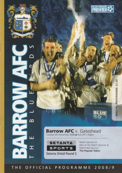 Barrow v Gateshead 04-Nov-2008