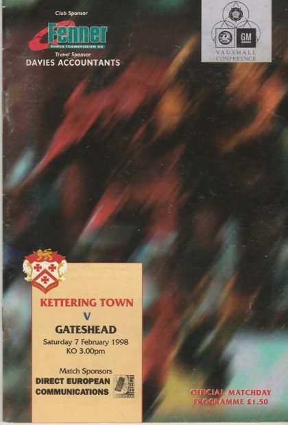 Kettering Town v Gateshead   07-Feb-1998