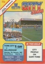 York City v Gillingham   07-Feb-1987