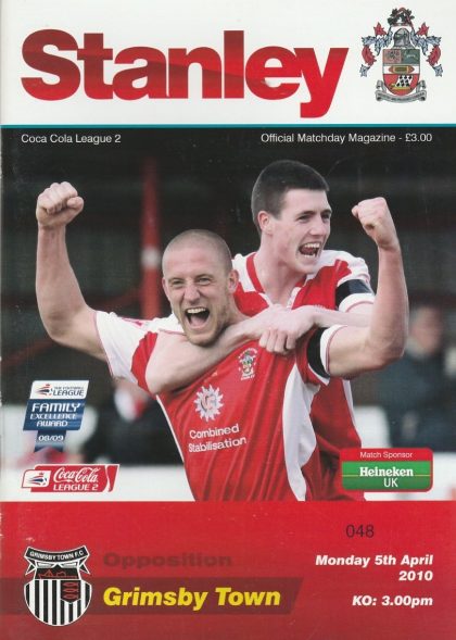 Accrington Stanley v Grimsby Town  05-Apr-2010