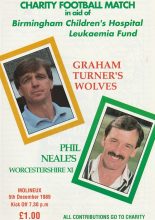 Graham Turner's Wolves v Phil Neale's Worcestershire XI   05-Dec-1989