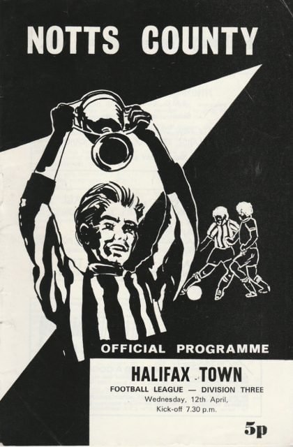 Notts County v Halifax Town 12-Aug-1972