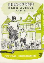 Bradford Park Avenue v Halifax Town  21-Oct-1961