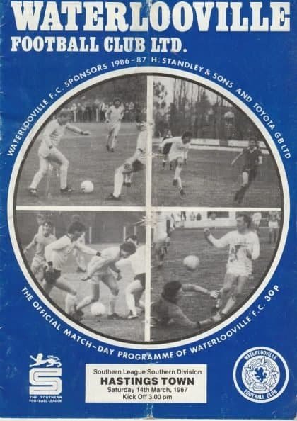 Waterlooville v Hastings Town  14-Mar-1987