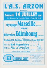 Olympique Marseille v Hibernian  14-Jul-2001