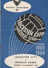 Leicester City v Ipswich Town 31-Mar-1964