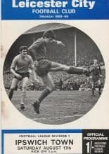 Leicester City v Ipswich Town 17-Aug-1968