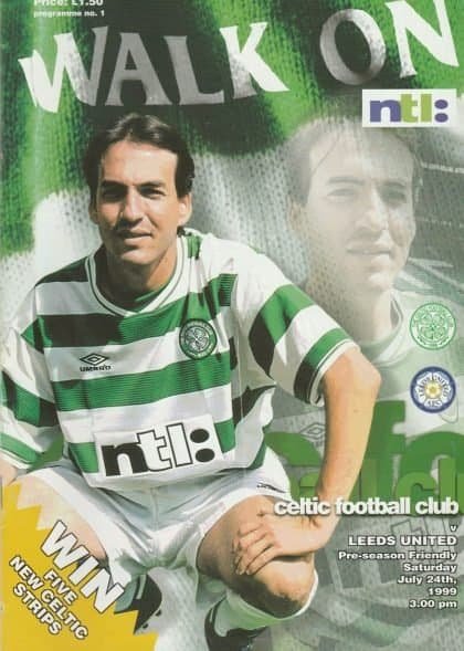 Glasgow Celtic v Leeds United 24-Jul-1999