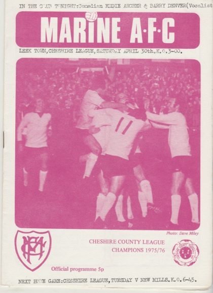 Marine v Leek Town  30-Apr-1977
