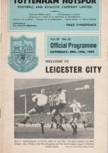 Tottenham Hotspur v Leicester City 10-Dec-1966